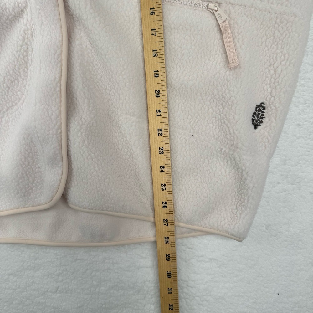 Free People X Hatch Hit the Slopes Maternity Jacket Cream Fleece Chest Pocket S - Picture 9 of 14